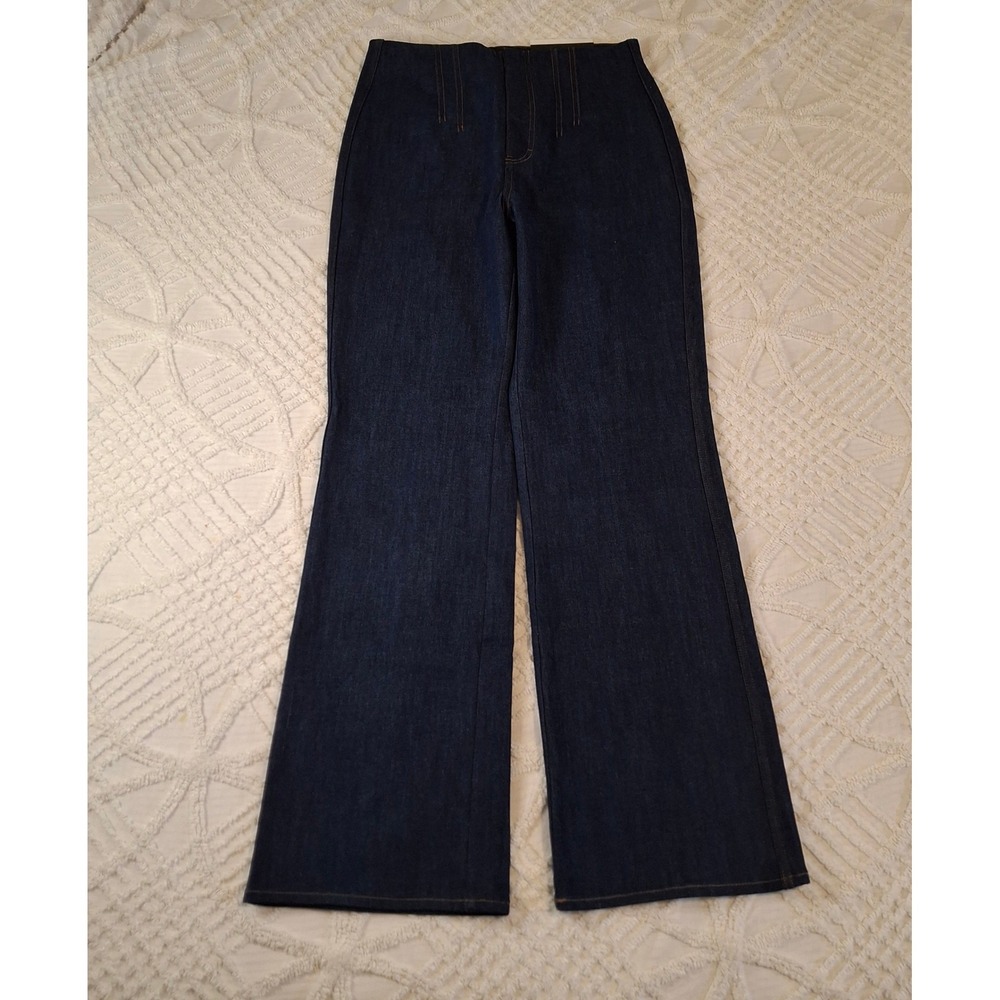 White House Black Market Womens 10 High Rise XHR Sculpt Trouser Blue Jeans NWT - Picture 2 of 10